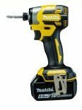 マキタ makita 18V 充電式 インパクトドライバ フレッシュイエロー TD173DGXFY BL1860B×2本 充電器 DC18RF ケース付 建築 建設 鳶 鳶職