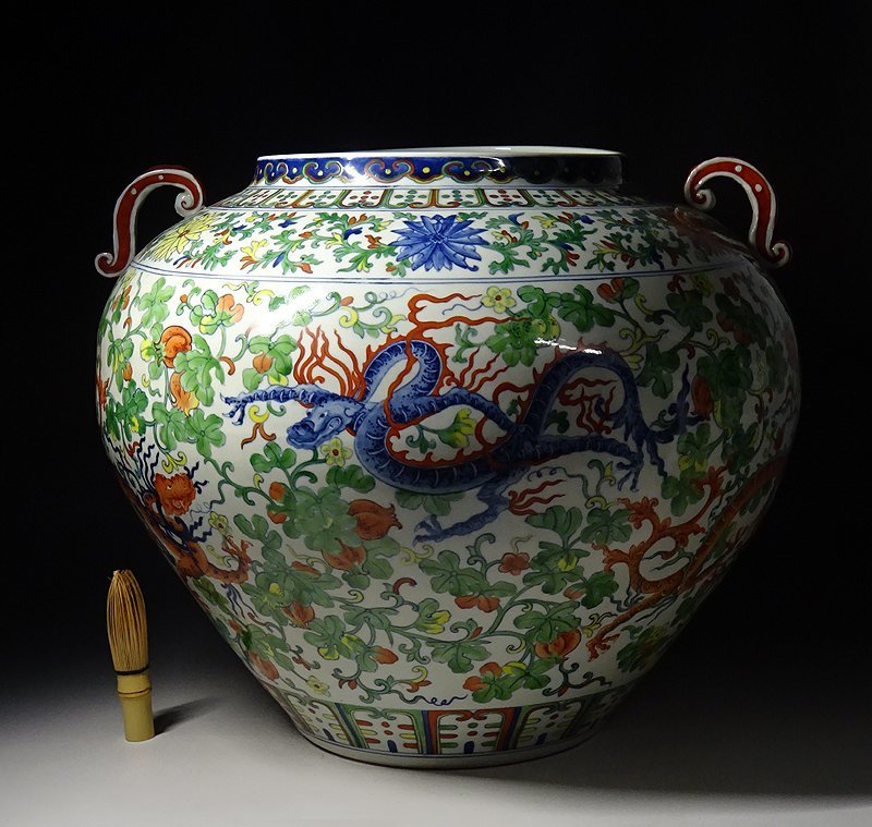 大壺 古伊賀 葉茶壺 江戸時代初期 骨董品-