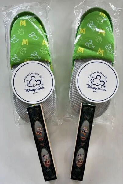 即購入可能 ディズニー ホテル ミラコスタ アメニティ キッズ スリッパ コースター 歯ブラシ