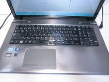 東芝 dynabook Satellite T772/W5TF Core i7 3610QM 2.3GHz 8GB 750GB ブルーレイ USB3.0 BIOS表示可 ジャンク [84628]_画像2