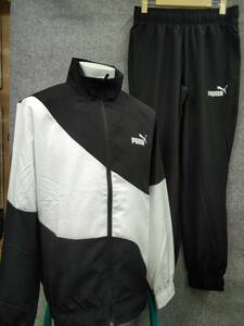 Puma PUMA футбол одежда футзал одежда casual одежда ракушка костюм большой Puma Logo верх и низ в комплекте 675747 01( черный ) L размер 