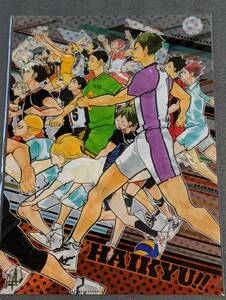☆クリアファイル☆ ハイキュー!! ジャンプフェスタ2016限定 原作・集合柄　　日向 影山 西谷 月島 牛島 及川 黒尾 木兎 赤葦 他 /gc19