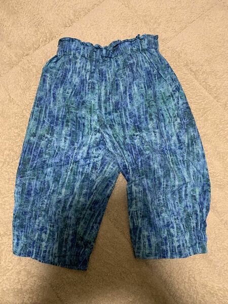 【セット割】子供服21春夏物　パンツ　ステテコ　ブルー　90サイズ　かわいい　匿名配送対応　スピード発送対応