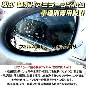 松印 親水ドアミラーフィルム オデッセイ RB3/RB4 H74