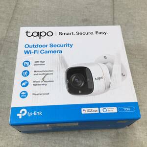 現状品　TP-Link WiFi ネットワークカメラ 屋外カメラ 300万画素 IP66防水・防塵 防犯カメラ 音声通話可能 Tapo TC65