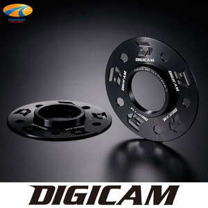 DIGICAM/D-SLITハブリング付スペーサー 社外ホイール用3mm厚 (2枚入り) [PCD100] [5穴用] 外径/73mm 内径/56mm DSHR0006