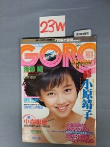 『GORO（ゴロー）昭和62年5月28日 Vol.14 No.11』/小原靖子/国生さゆり/桑原みゆき/23W/Y4293/mm*23_3/63-03-3C