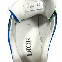 ◆中古品◆DIOR★【DIOR X SORAYAMA】M'S B24 スニーカー - 3SN246YNW ブルー系 サイズ42 R37034NJ_画像8