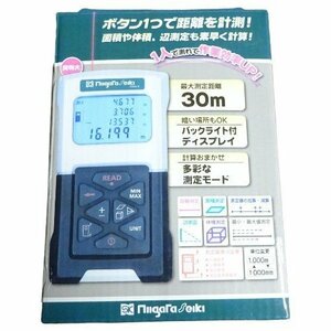 ◆中古品/通電確認済み◆新潟精機 SK レーザー距離計 LDM-30 測定器 距離測定器 レーザー距離計 D37665NG