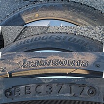 LEXUS レクサス LS 後期 純正ホイール ノイズリダクション スタッドレスタイヤ VRX2 4本セット ブリザック タイヤホイール 235/50R18_画像4