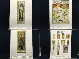 *[ excellent article .]*aru phone smyu car calendar mucha 2010 former times world. name . picture printing 12 sheets DS unused used decoration thing materials rare article teNeues