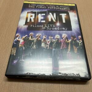 DVD 　ＲＥＮＴ　レント　ライヴ・オン・ブッロードウェイ