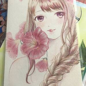 美少女⑥・手書きイラスト