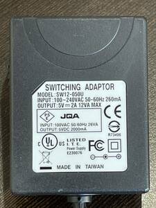 ★【ACアダプターのみ】simplism HDMI Switcher 4×2 用 スイッチングアダプター SW12-050U 出力：5V 2A★動作品 送料300円～