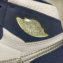 【訳あり】【未試着】26cm NIKE AIR JORDAN 1 HIGH OG CO JP Midnight Navy ナイキ エアジョーダン_画像2