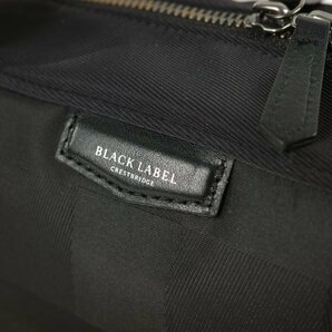 新品1円～★BLACK LABEL ブラックレーベル クレストブリッジ 2WAY チェック ビジネスバッグ 大容量 黒 ブラック ブリーフケース◆9178◆の画像4