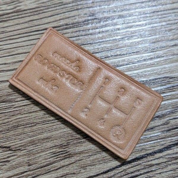 NCEC NCロードスター 5MTシフトパターンプレート 本革 ヌメ革