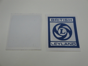 *BRITISH LEYLAND *　ロッカーカバー　ステッカー　新品 ▽Mntj***