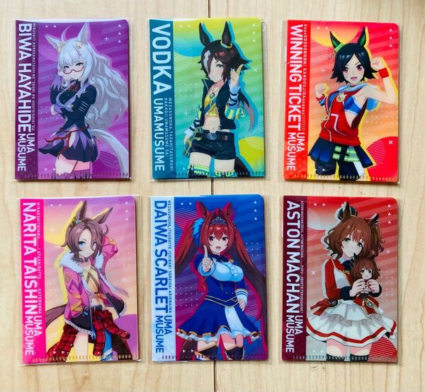 ウマ娘 ダブルポケット ミニクリアファイル 全6種