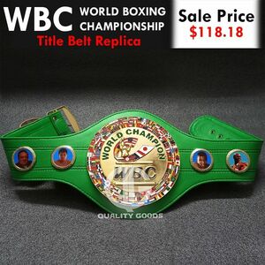 海外　限定品　送料込み ボクシング　WBC World Championship Boxing チャンピオン　優勝　ベルト　高品質　等身大サイズ　レプリカ 　13