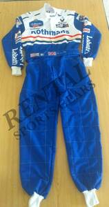 海外 高品質　送料込み　デイモン・ヒル　F1 Damon Hill Rothmans 1997　レーシングスーツ　サイズ各種 レプリカ カスタム対応