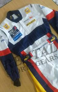 海外 高品質　送料込み ヘイキ・コバライネンHeikki Kovalainen Renault Suit 2007 レーシングスーツ　サイズ各種 レプリカ カスタム対応