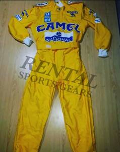 海外 高品質　送料込み　アイルトン・セナ Ayrton senna camel Good year 1986 F1 レーシングスーツ　サイズ各種 レプリカ カスタム対応