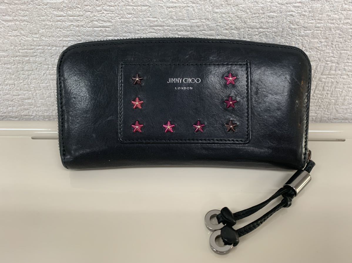 送料込・まとめ買い 新品☆JIMMY CHOO☆スネークエンボスレザー コイン