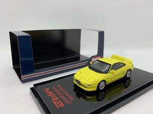 ホビージャパン 1/64 トヨタ TOYOTA MR2 (SW20) GT-S Customized Ver Super Bright Yellow J04-R-244