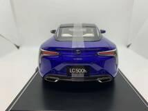 レクサス特注 1/18 レクサス LEXUS LC 500h ブルー J01-3-005_画像3