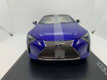 レクサス特注 1/18 レクサス LEXUS LC 500h ブルー J01-3-005_画像5