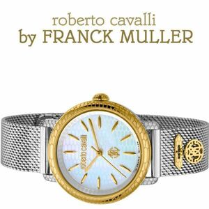 フランクミュラー＆ロベルトカヴァリ コラボブランド Roberto Cavalli by FRANCK MULLER RV1L098M0106 スイス製 新品 未使用 ブルー(0)