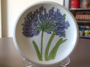 1980 period made Sweden Vintage Ikea /IKEA plate / plate Herrgarden MARGUERITE WALFRIDSON agapanthus * pra eko ks