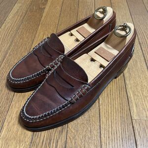 米国製 COLE HAAN コールハーン ドレスペニーローファー グローブレザー 茶 US10M 27㎝程度 80'sビンテージ