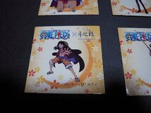 ワンピース ONE PIECE 月化粧 コラボ ステッカー シール ジンベエ サンジ モンキー・D・ルフィ ナミ_画像4