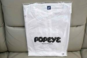 新品未使用 完売品 POPEYE ポパイ Logo T-Shirt / Optic White ロゴ Tシャツ ホワイト M 正規品 送料無料