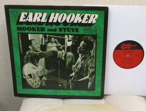 *.Blues LP Earl Hooker Hooker N' Steve [ US ORIG '70 Arhoolie Records 1051 ]