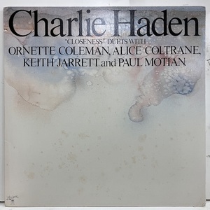 ■即決 FREE/SPIRITUAL Charlie Haden / Closeness fj11380 米オリジナル、Kendun刻印 アリス・コルトレーン