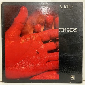 ■即決 FUSION Airto / Fingers cti6028 jf24152 米オリジナル、SQ/4ch仕様 Vangelder刻印 アイアート・モレイラ