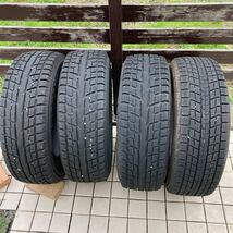 石川県発 215/65R16 スタッドレスタイヤ 4本 YK GEOLANDAR 3本 WINTER MAXX SJ8 1本 バリ山 バリ溝 8分山 9分山 溝有 深溝 215 65 16 手渡O_画像1