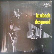 JAZZ LP/赤盤/国内盤/ライナー・インナースリーブ付き美盤/The Dave Brubeck Quartet Featuring Paul Desmond - Brubeck Desmond/A-10051_画像1