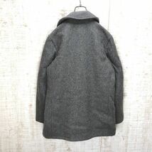 90's SCHOTT ショット ピーコート 黒系 古着 20 グレー メンズ レディース おしゃれ ゆるだぼ 01245_画像8