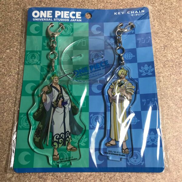 ワンピース USJ 2021 ゾロ サンジ アクリルスタンド キーチェーン ONE PIECE ユニバ限定 アクスタ