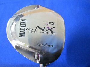 ●マグレガー マックテック NV-NX レディス【9W-28度-L】NXトリプル アクション 中古品●