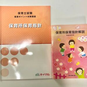 資格のキャリカレ 保育指針&保育士保育指針解説