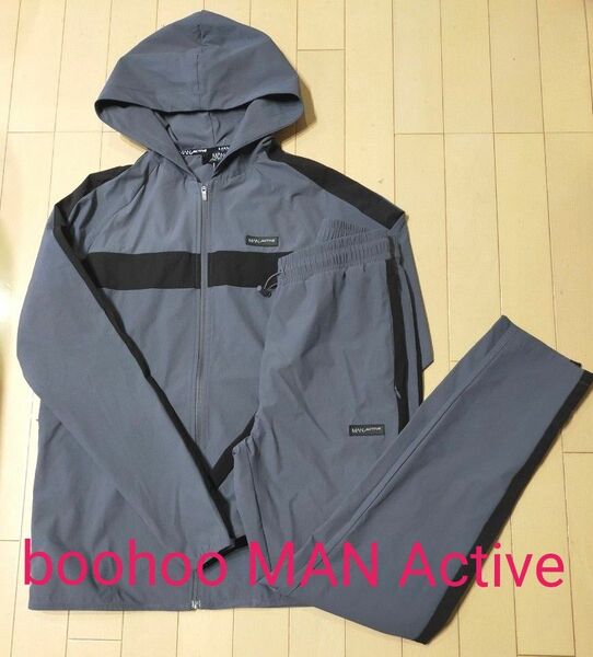 美品　boohoo MAN Active　上下セット セットアップ トレーニングウェア　