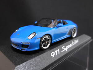 【ポルシェ 純正】911 スピードスター 997 1/43 ダイキャスト ミニチュア ミニカー【ミニチャンプス】WAP0200090B