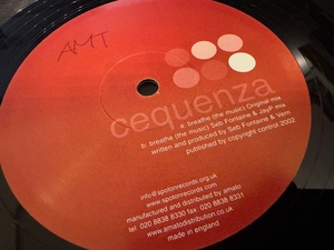 12”★Cequenza / Breathe (The Music) / プログレッシブ・ハウス！