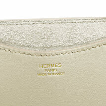 HERMES エルメス インザループ18 ハンドバッグ トリヨンクレマンス べトン ゴールド金具 U刻印 新品 未使用_画像8