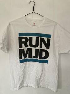 US輸入古着 パロディTシャツ RUN MJD XLサイズ オーバーサイズ RUN DMC